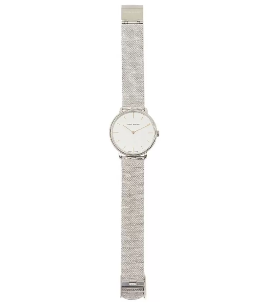 Femme Isabel Marant Montre 10.05 Cadran Rond Argente - 2 Bracelets