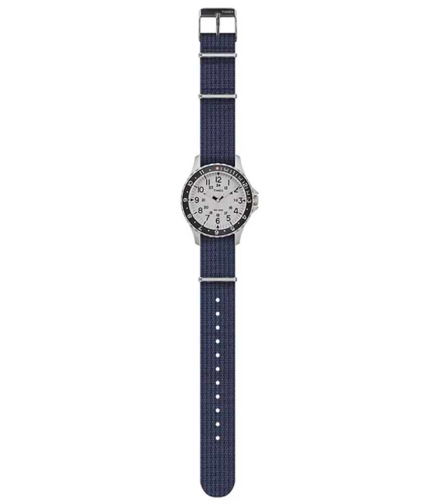 Homme Timex Montre Navi Ocean 38 Mm Bracelet En Tissu