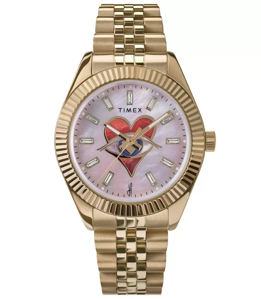 Femme Timex Montre X Jacquie Aiche Pink Quartz