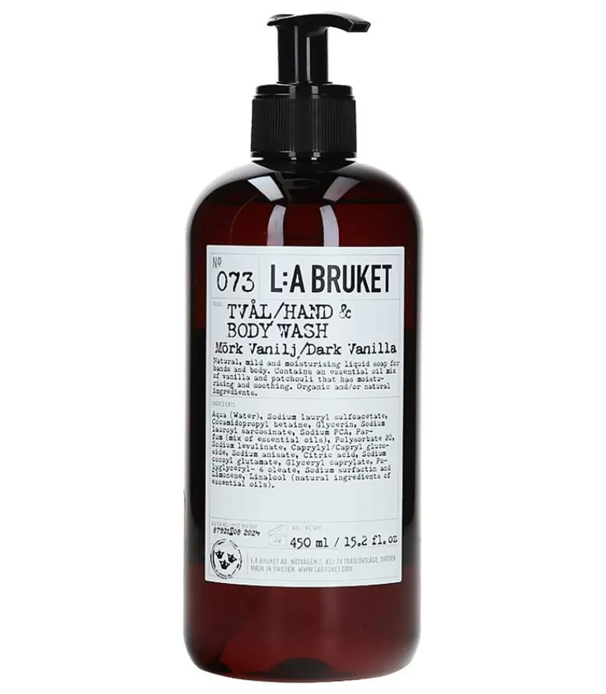 L:a Bruket Nettoyant Mains & Corps N°073 Dark Vanilla 450 Ml