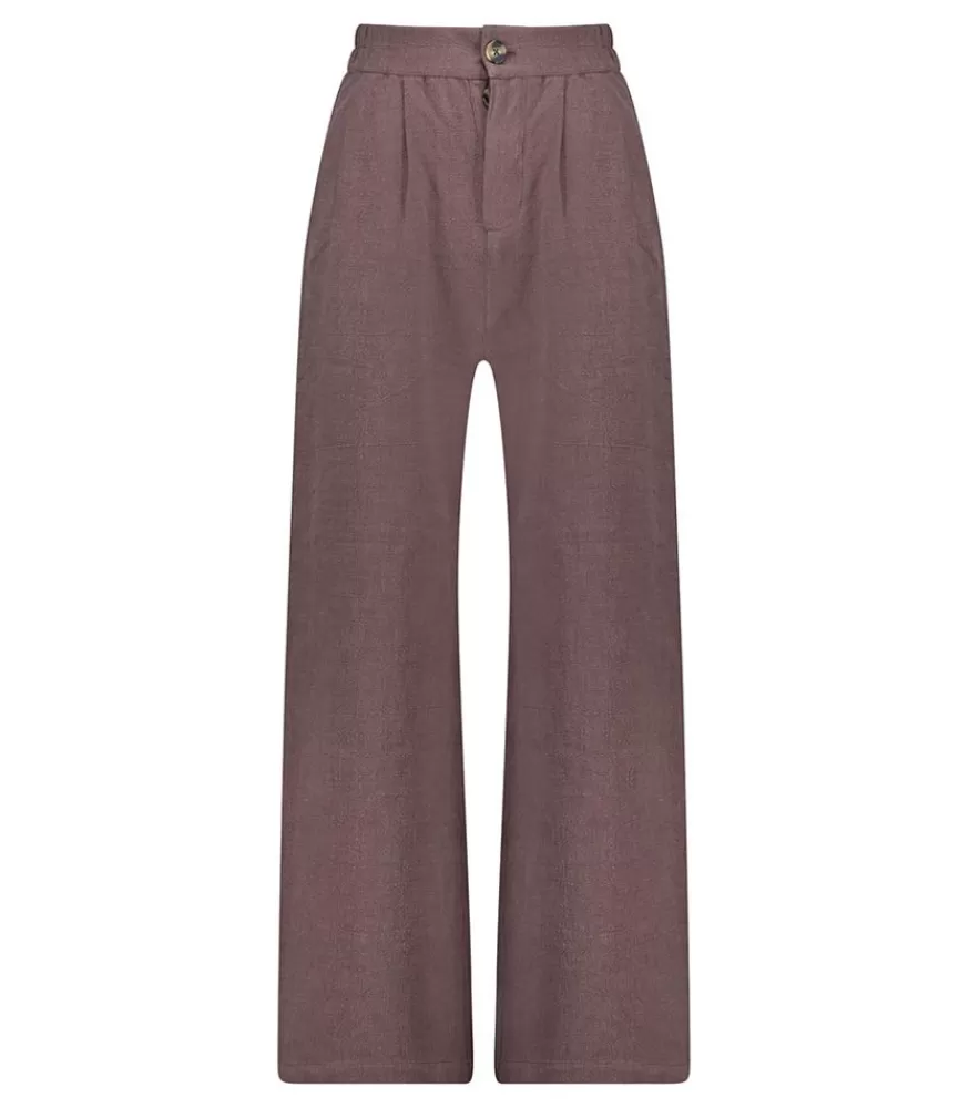 Femme La Treille Maison Ensoleillée Pantalon Alba Chocolat