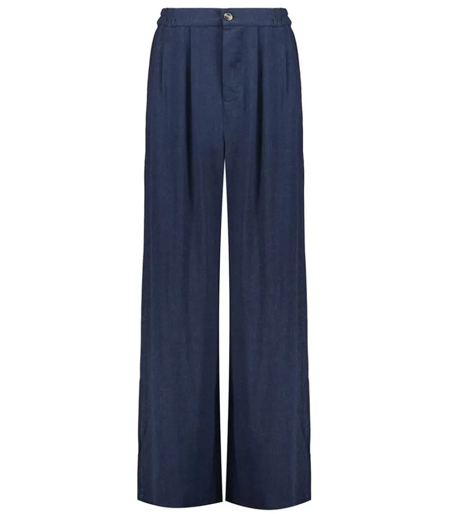 Femme La Treille Maison Ensoleillée Pantalon Alba Lin Nuit X Jane De Boy