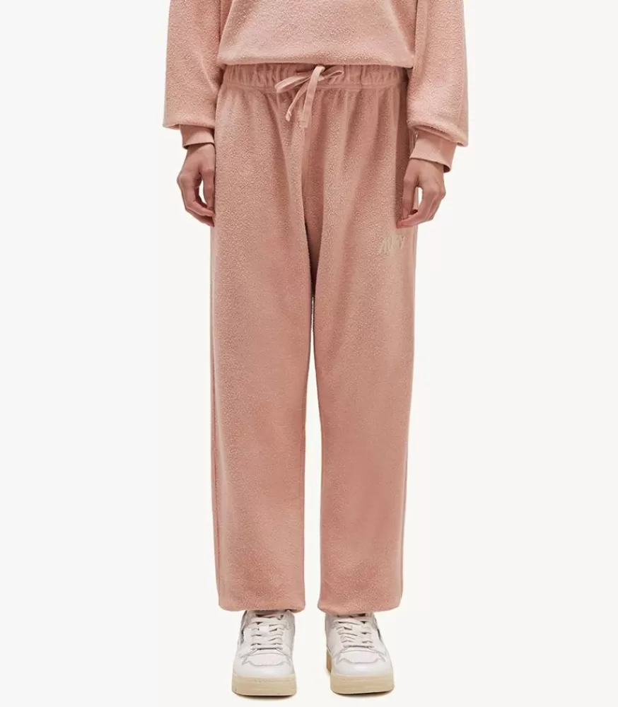 Femme Autry Pantalon Amour Rose