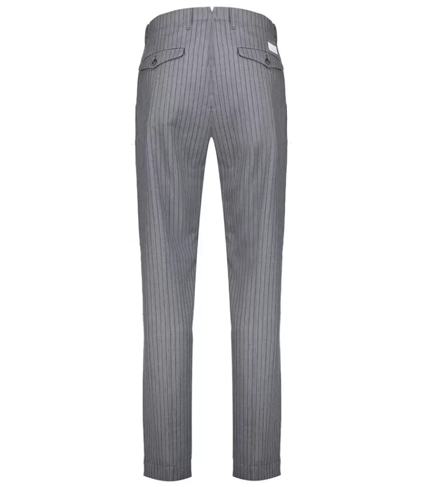 Homme Nine in the Morning Pantalon Homme Chino Fold Gris