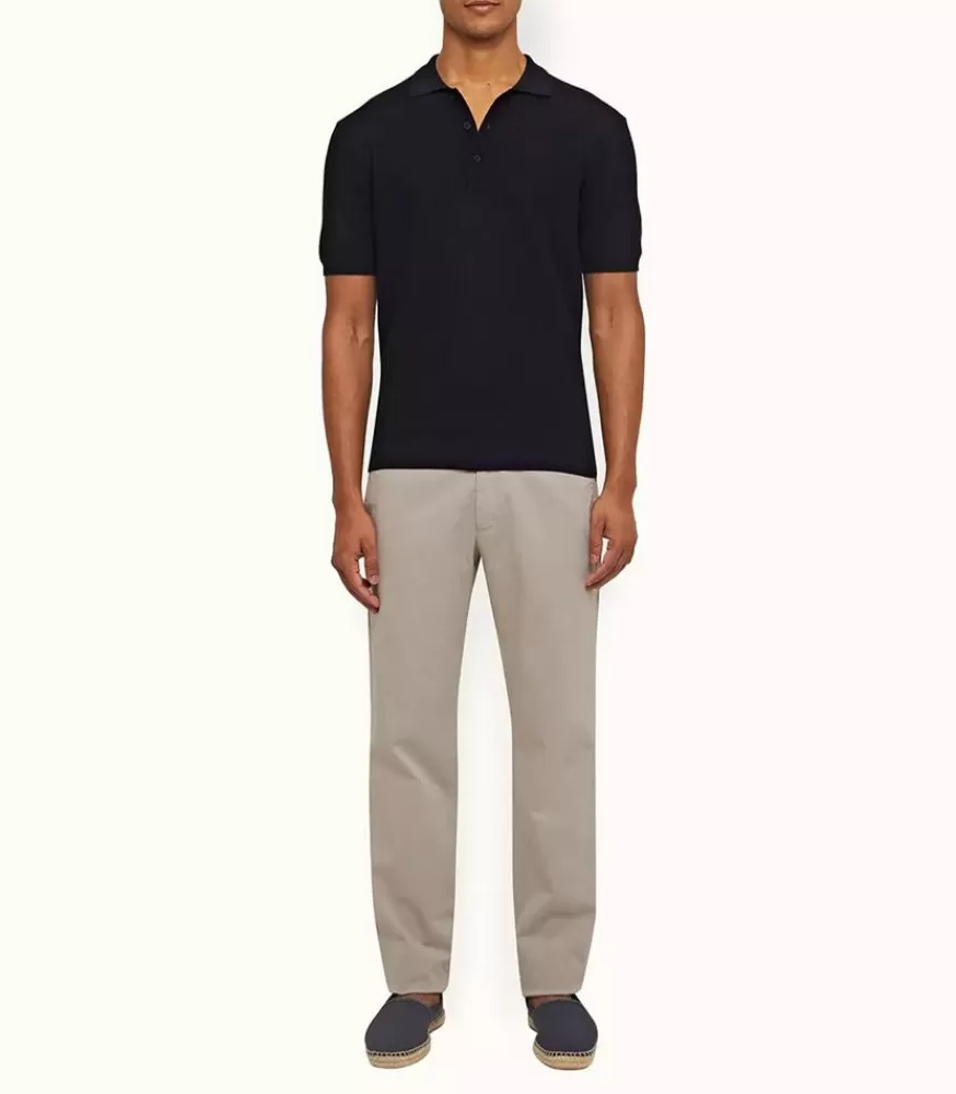 Homme Orlebar Brown Pantalon Homme Fallon Stretch-Cotton Seal Grey