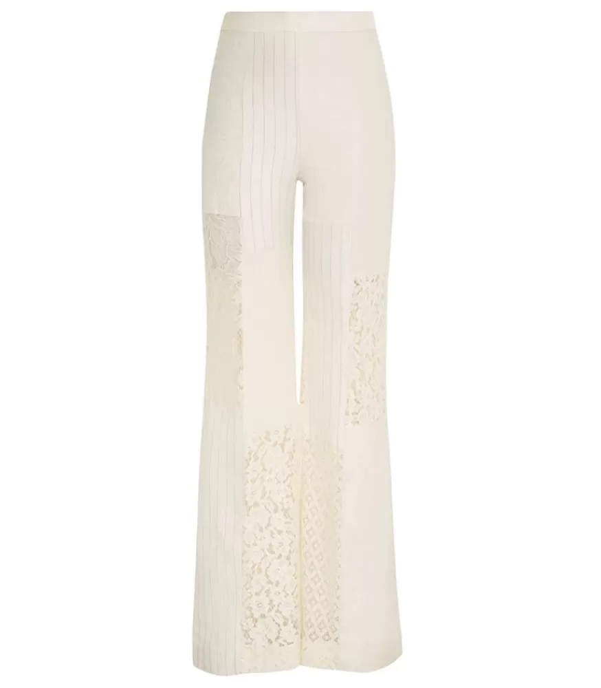 Femme Zimmermann Pantalon Luminosity Patch Creme