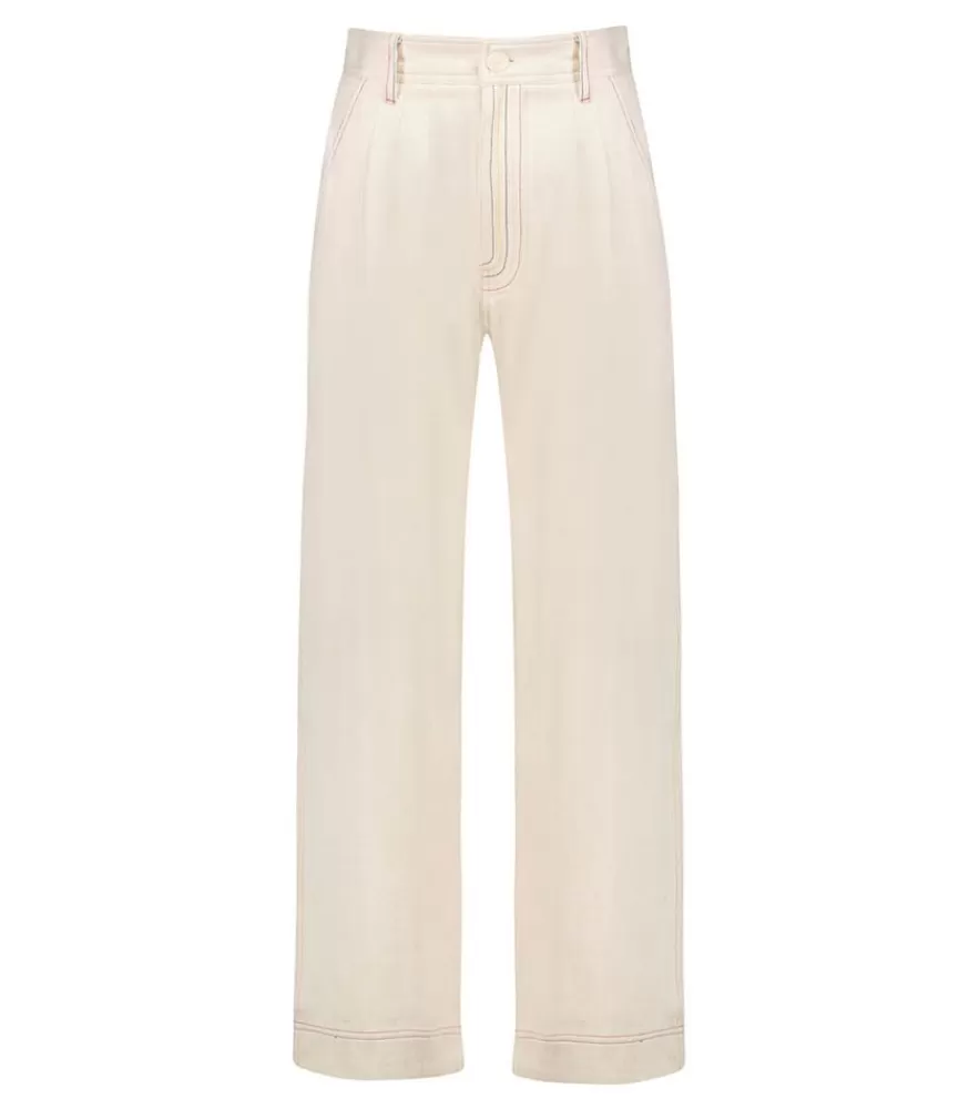 Femme Mii Pantalon Miti Couleur Off White