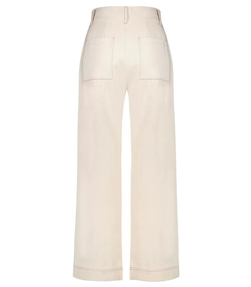 Femme Mii Pantalon Miti Couleur Off White