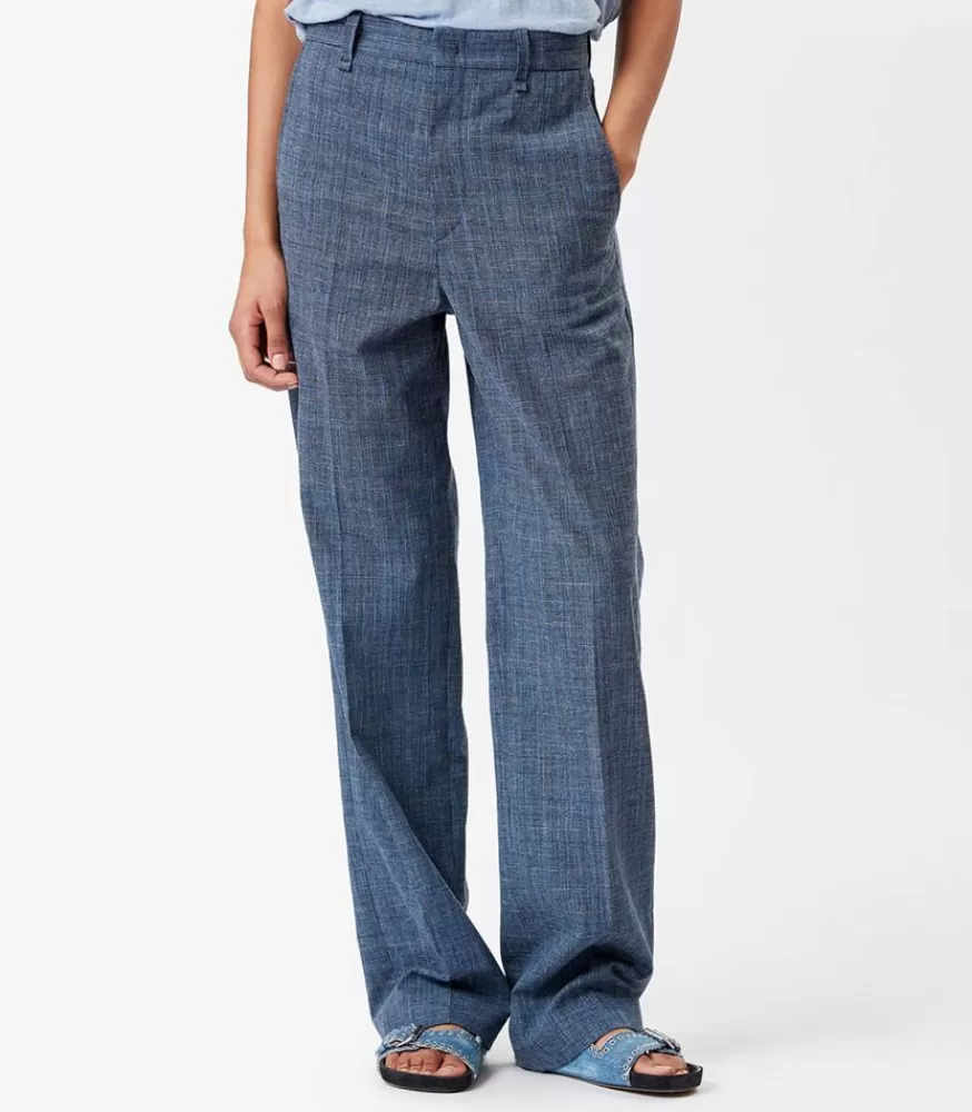 Femme Marant Étoile Pantalon Olympe Bleu