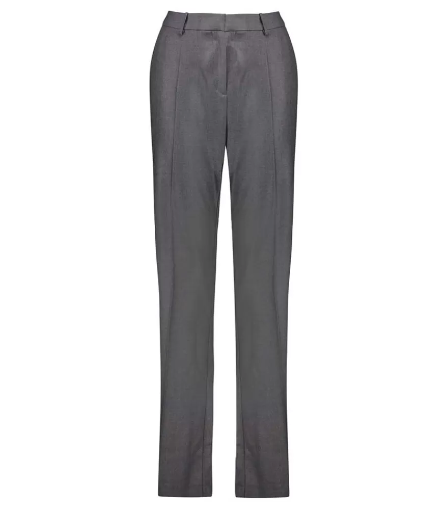 Femme DMN Pantalon Paula En Laine Gris