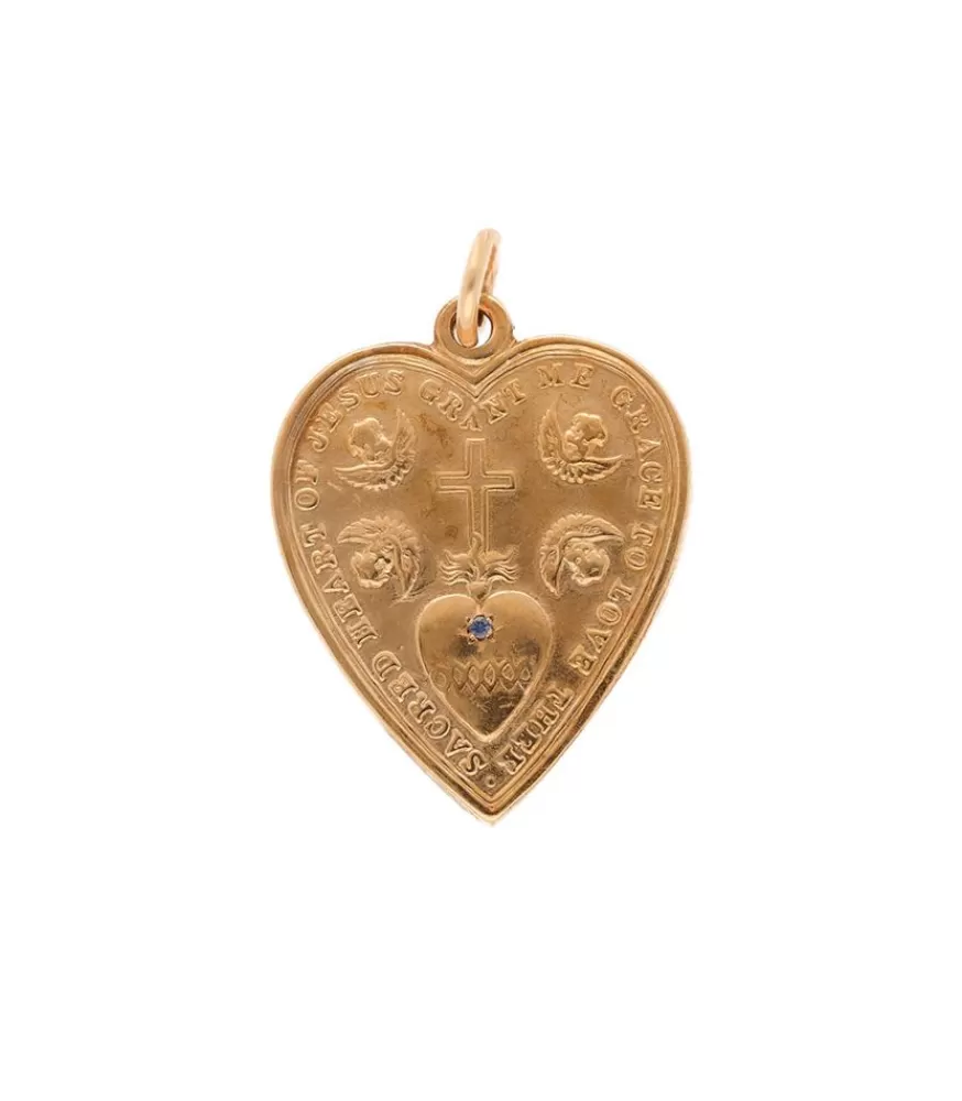 Femme Catherine Michiels Pendentif Divine Love Bronze