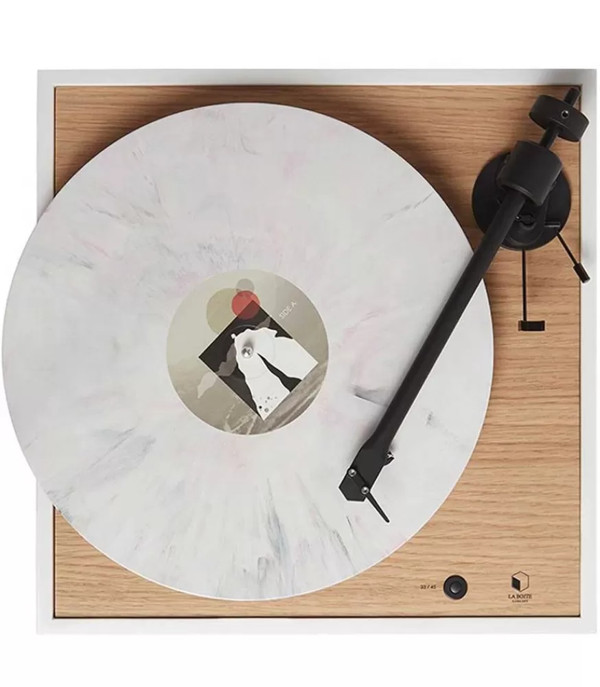 La Boite Concept Platine Vinyle Minimale Et Haute-Fidelite Square Chene