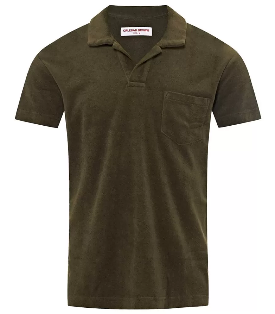 Homme Orlebar Brown Polo Homme Terry Palm