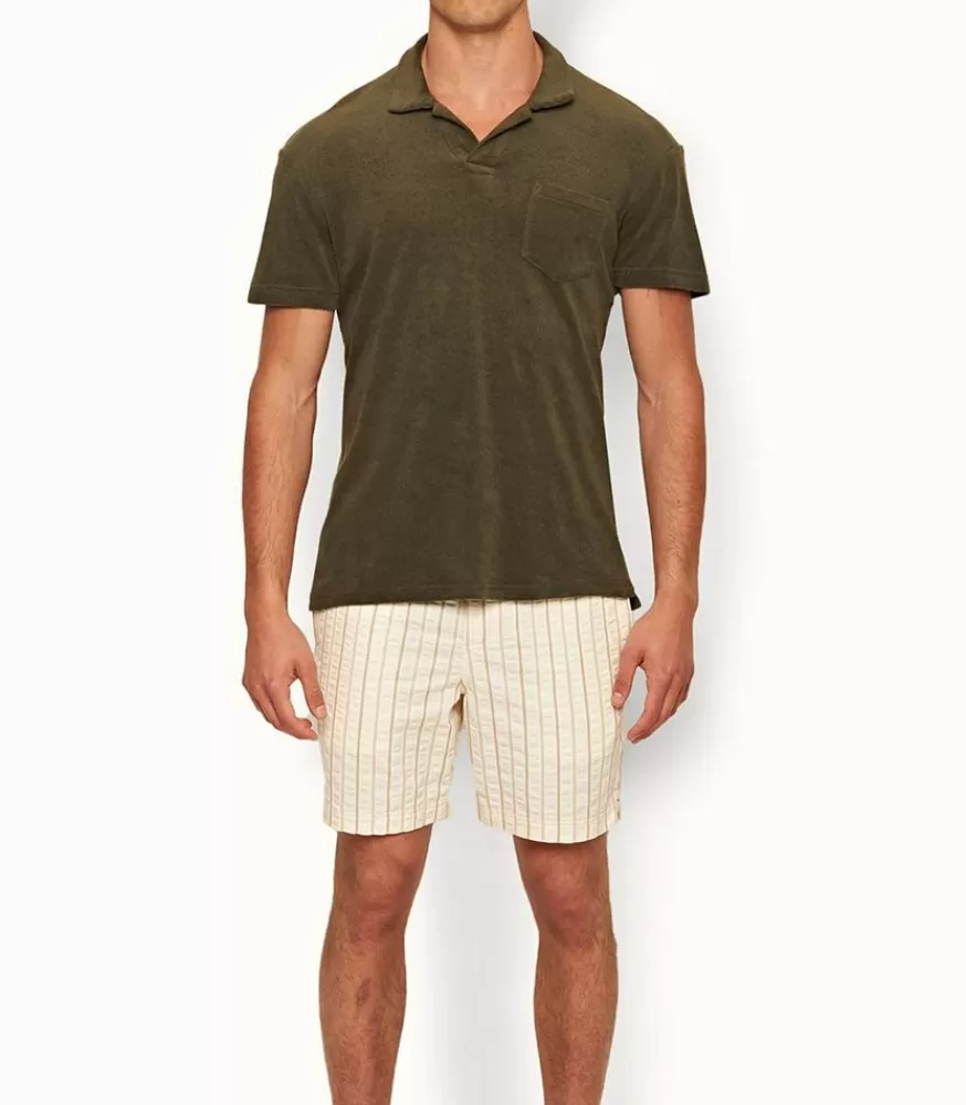 Homme Orlebar Brown Polo Homme Terry Palm