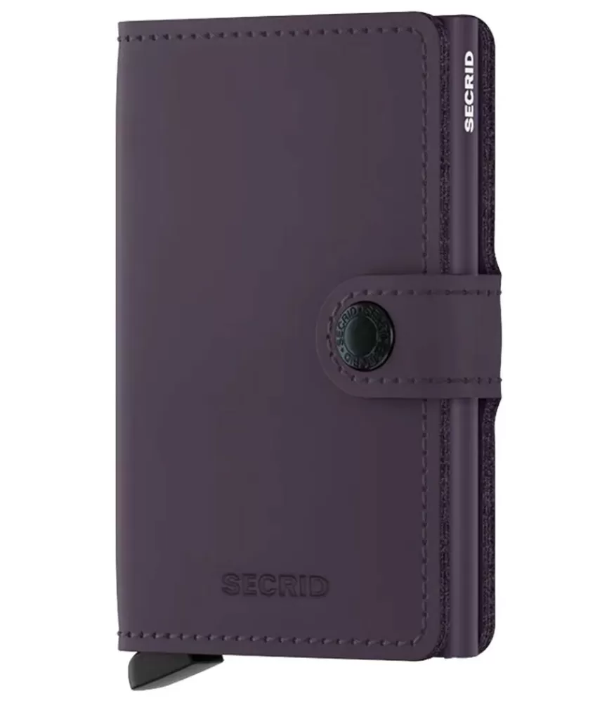 Femme Secrid Porte-Carte Miniwallet Matte Dark Purple