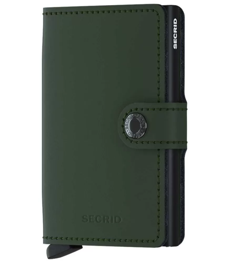 Femme Secrid Porte-Carte Miniwallet Matte Green Black