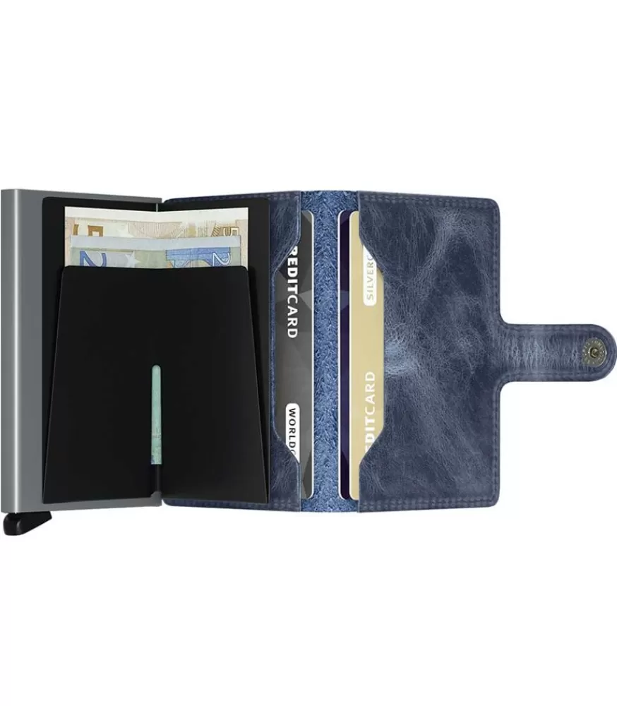 Femme Secrid Porte-Carte Miniwallet Vintage Blue