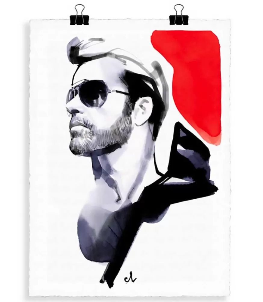 Image Republic Portrait G3 George Michael 56 X 76 Cm