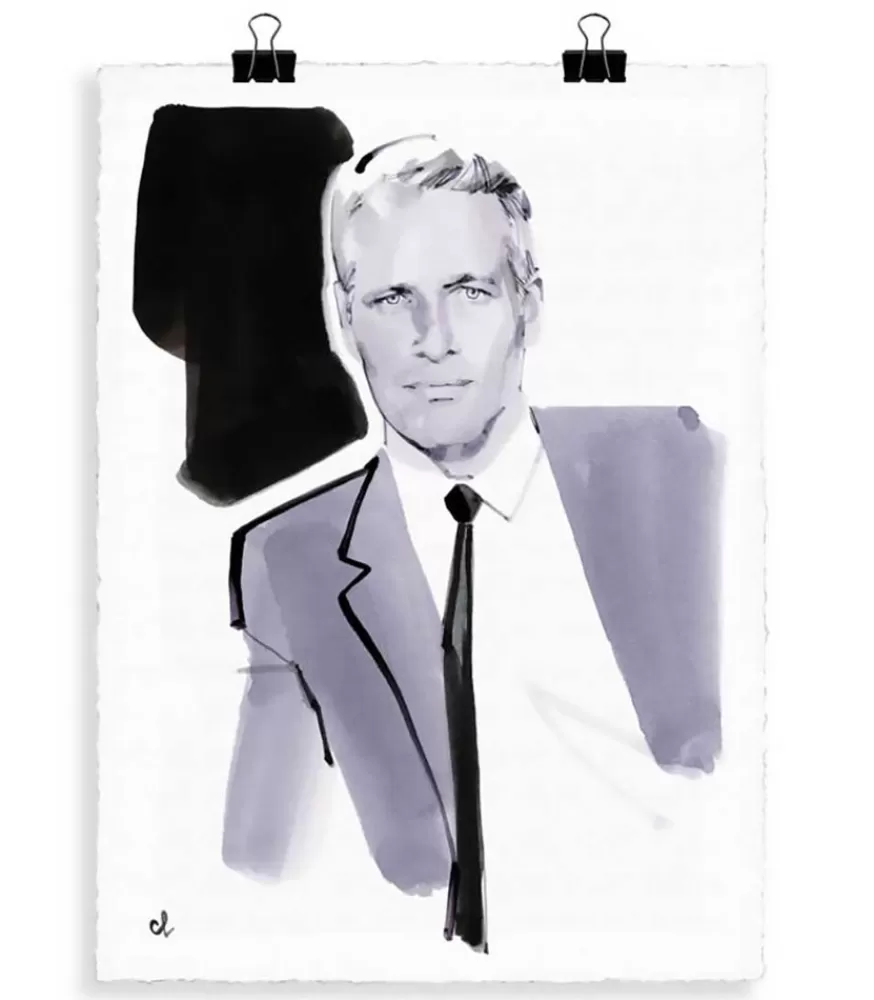 Image Republic Portrait P1 Paul Newman 56 X 76 Cm