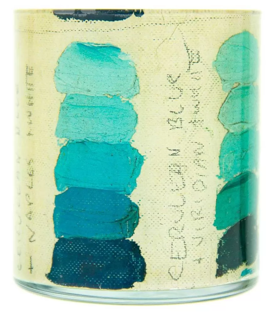 John Derian Pot A Crayons Nuances "Bleu De Ceruleum"