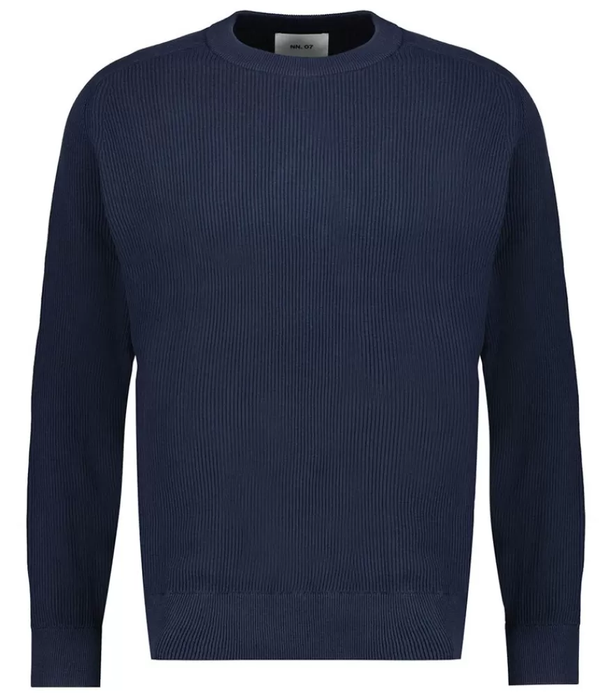 Homme NN07 Pull Homme Kevin Navy Blue