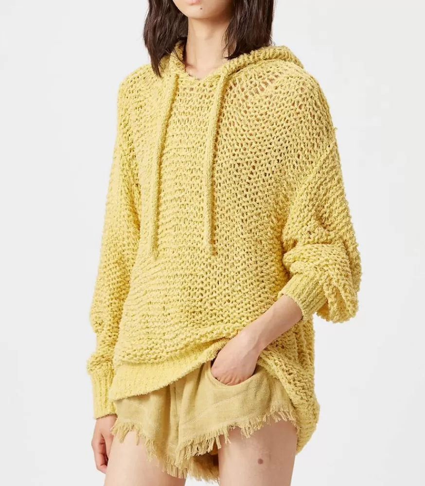 Femme Marant Étoile Pull Idony A Capuche Yellow