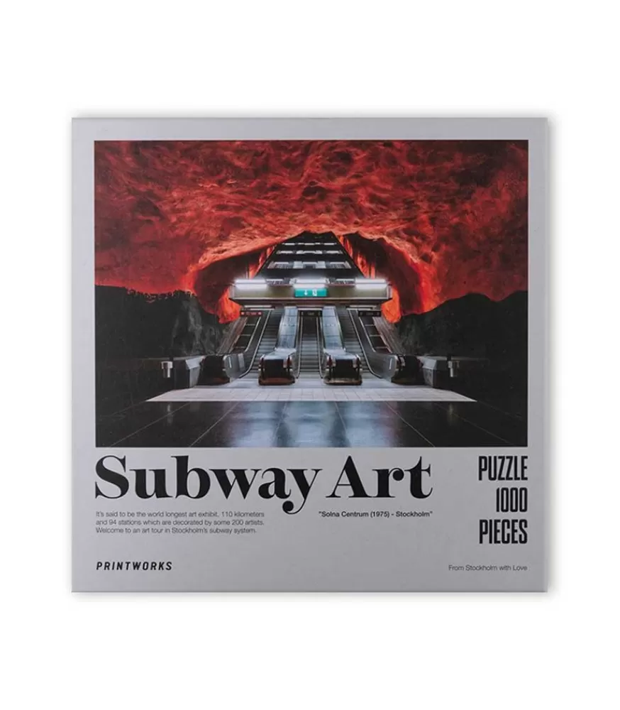 Printworks Puzzle Subway Art Fire 1000 Pieces