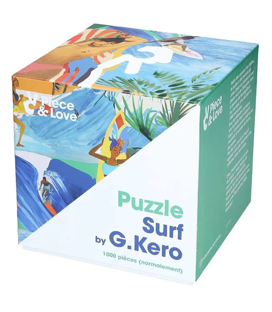 Piece & Love Puzzle Surf By G.Kero 1000 Pieces