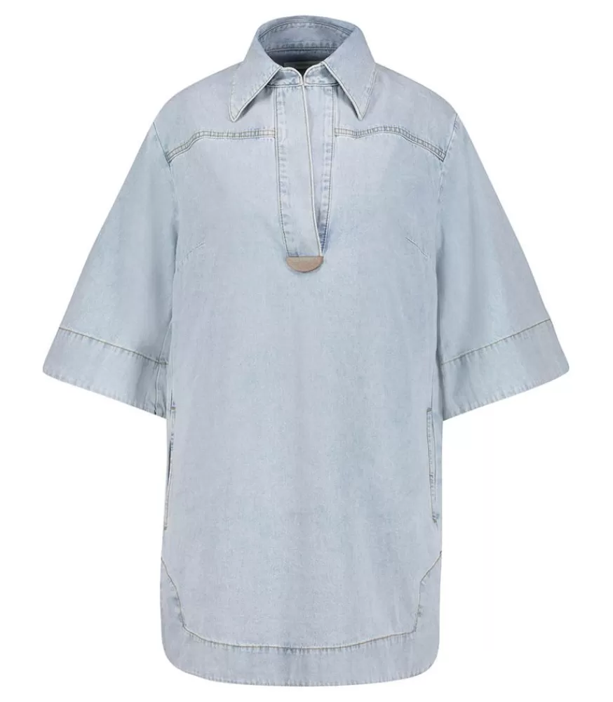 Femme Zimmermann Robe August Denim Tunic