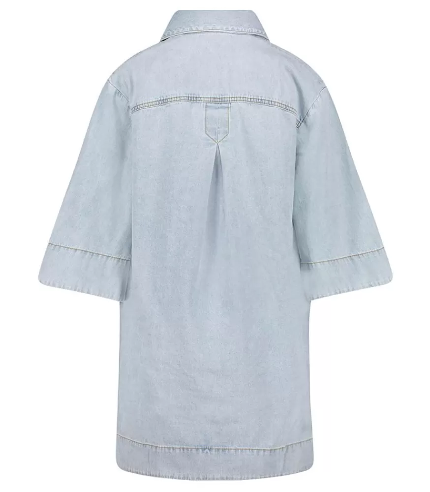 Femme Zimmermann Robe August Denim Tunic