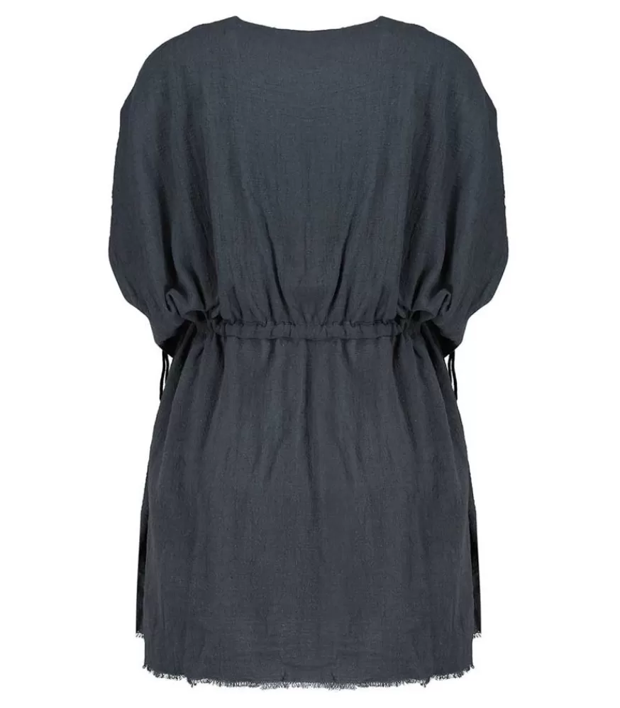 Femme Maison Saint Julien Robe Courte Alexandrie Bleu Nuit