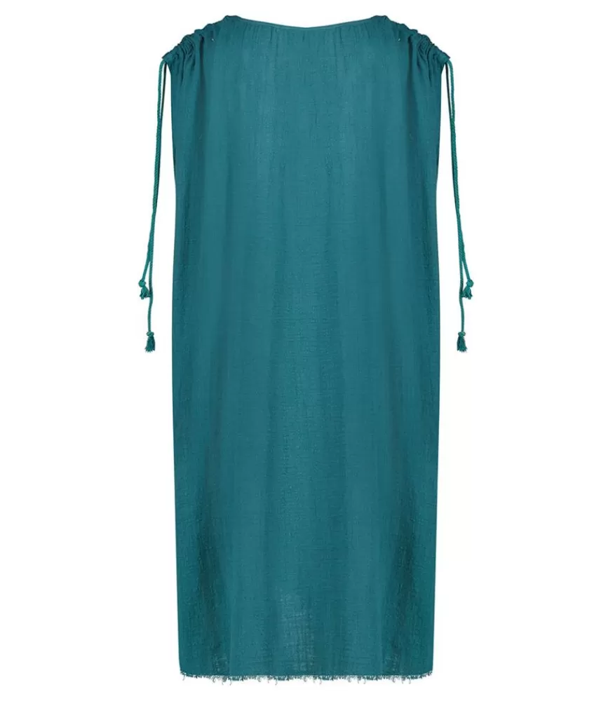 Femme Maison Saint Julien Robe Courte Alexandrie Emeraude X Jane De Boy