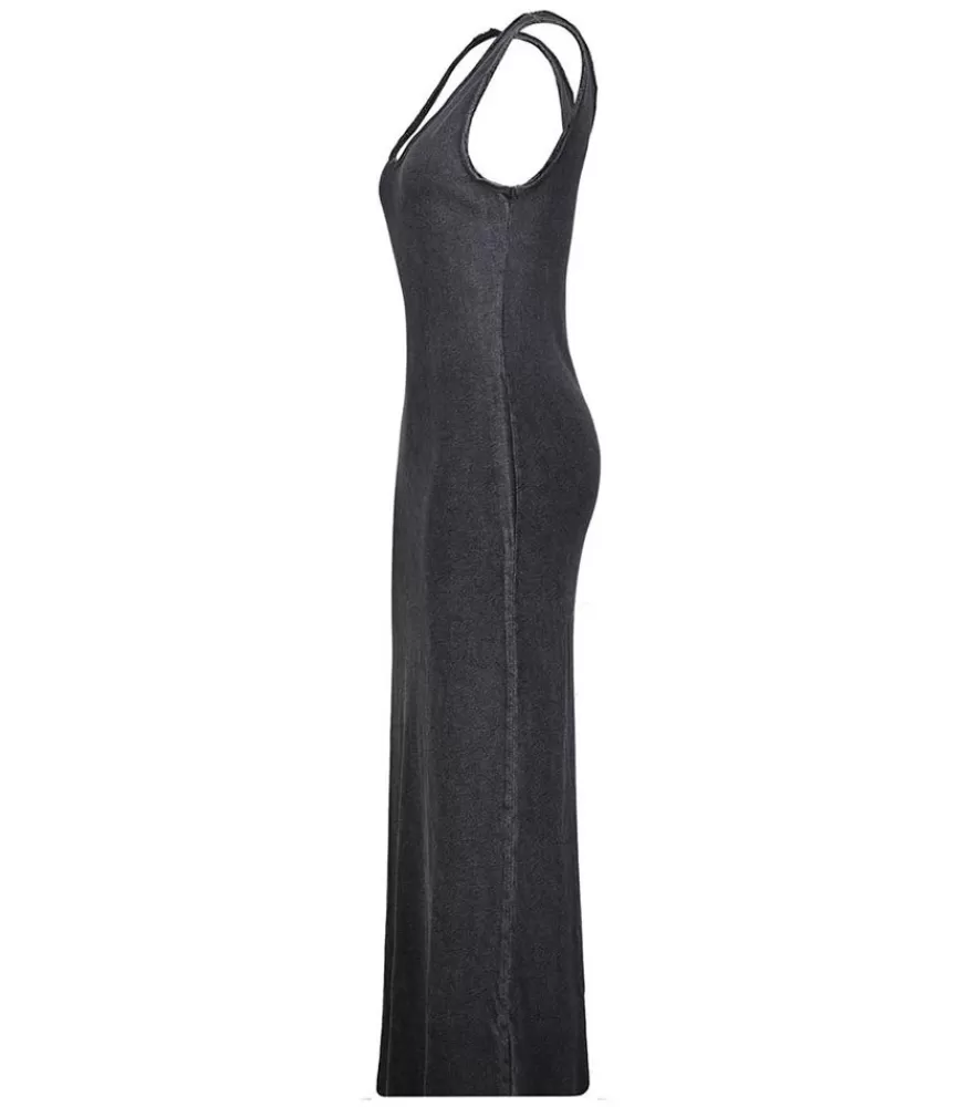 Femme American Vintage Robe Debardeur Sonoma Noir Vintage