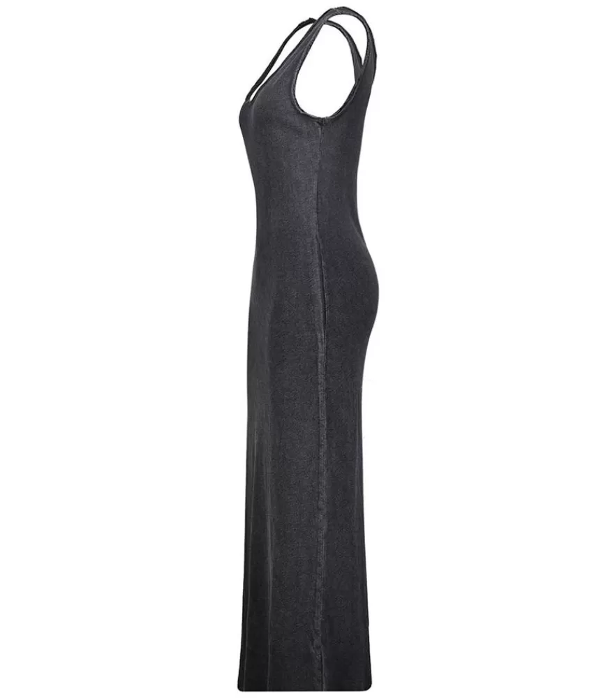 Femme American Vintage Robe Debardeur Sonoma Noir Vintage