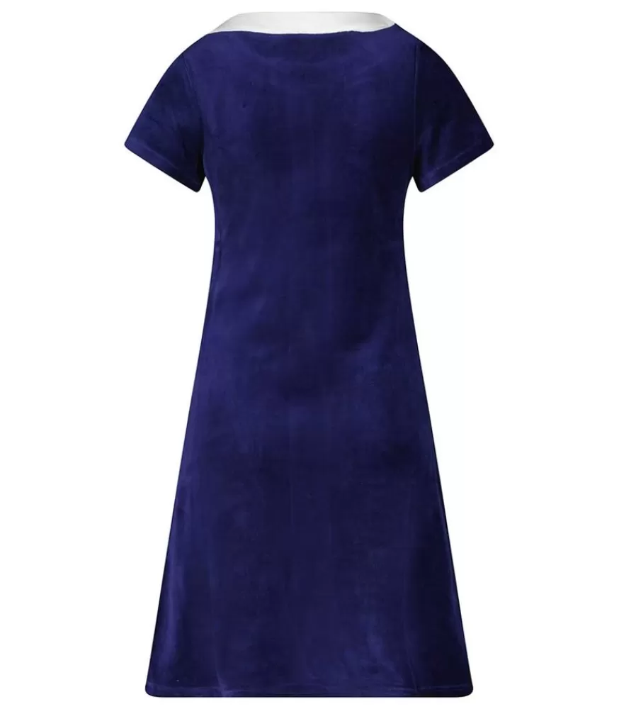 Femme Ma petite plage Robe Diana Bleu Nuit & Blanche