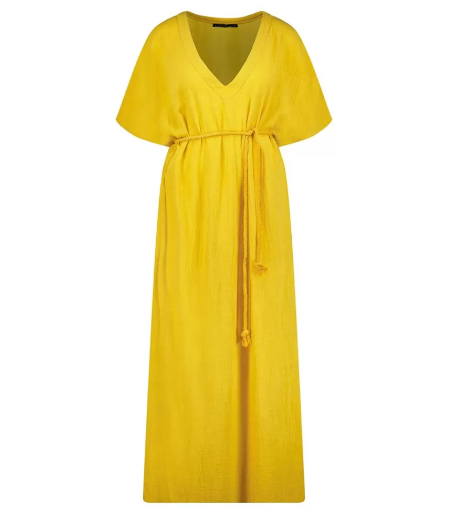 Femme Maison Saint Julien Robe Kaftan Palma De Mallorca Gold