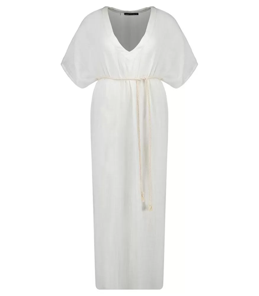 Femme Maison Saint Julien Robe Kaftan Palma De Mallorca Off White