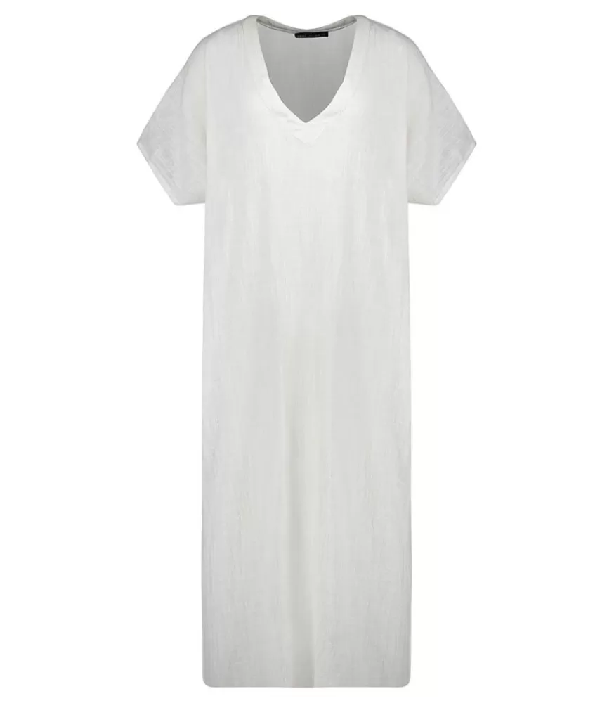 Femme Maison Saint Julien Robe Kaftan Palma De Mallorca Off White