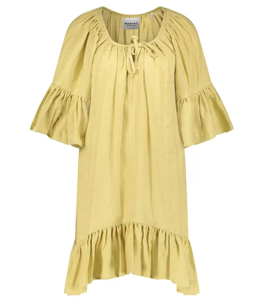 Femme Marant Étoile Robe Loane Yellow