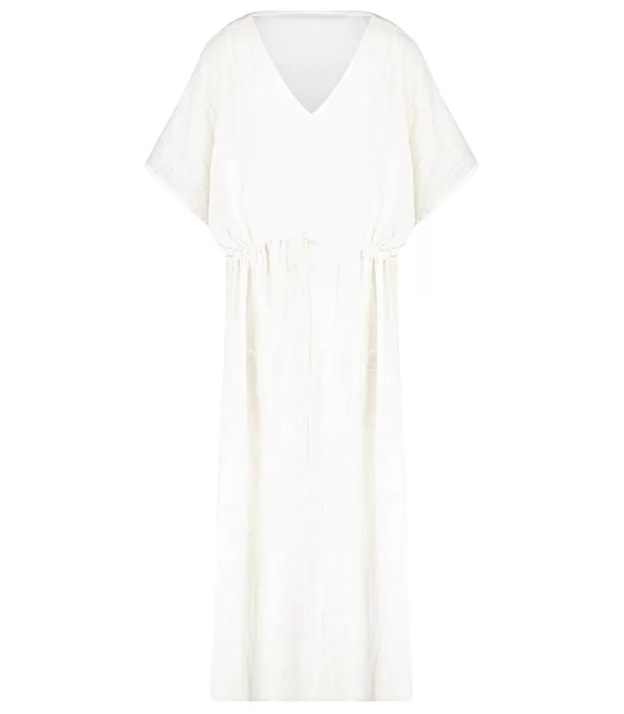 Femme Maison Saint Julien Robe Longue Alexandrie Blanche