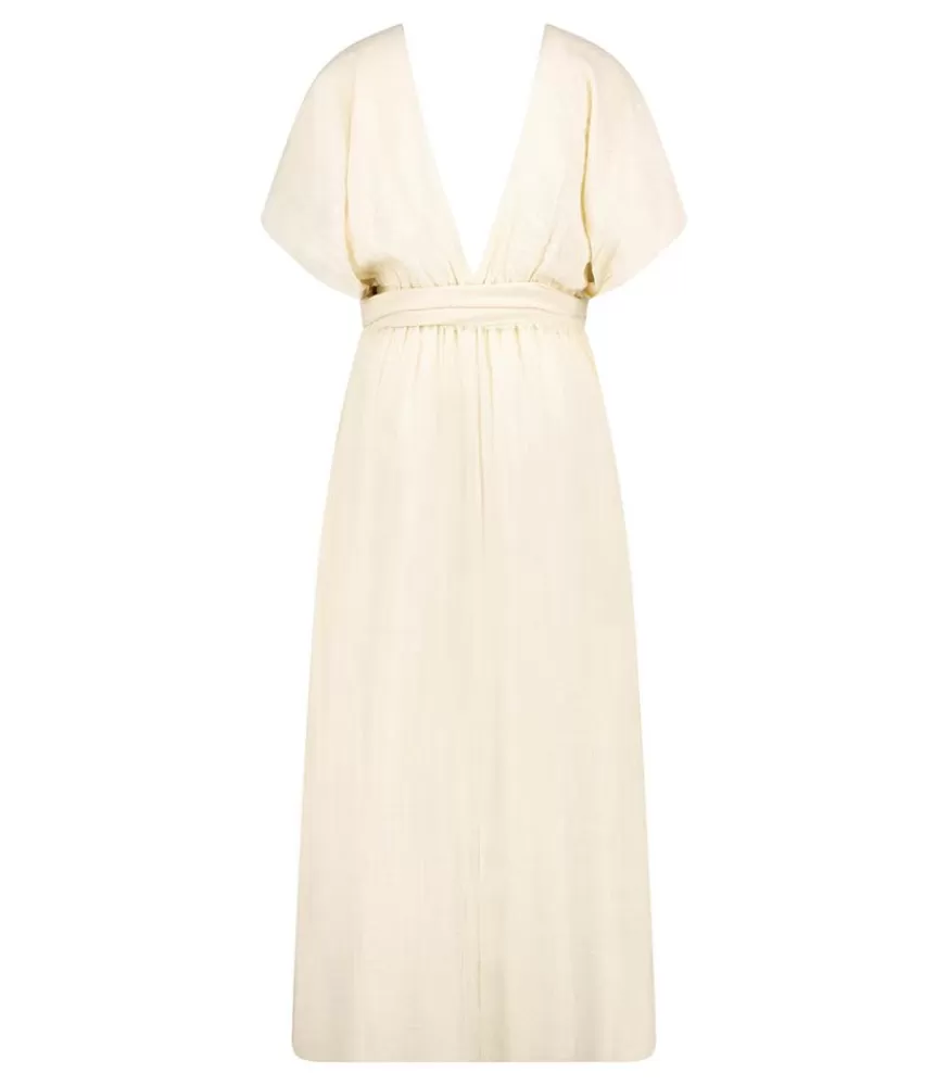 Femme Maison Saint Julien Robe Longue Empire Cream