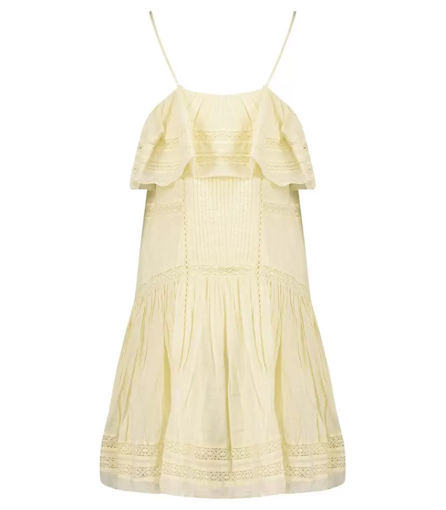 Femme Marant Étoile Robe Moly Yellow