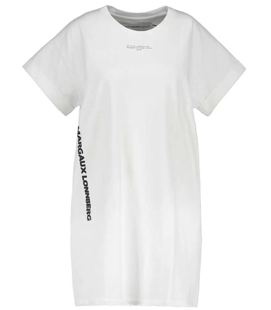 Femme Margaux Lonnberg Robe Tee-Shirt Abby Blanc