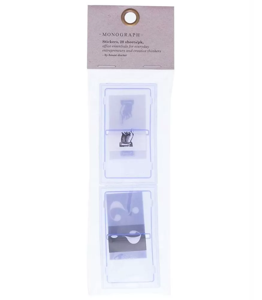 Monograph Sachets De 20 Stickers Vintage