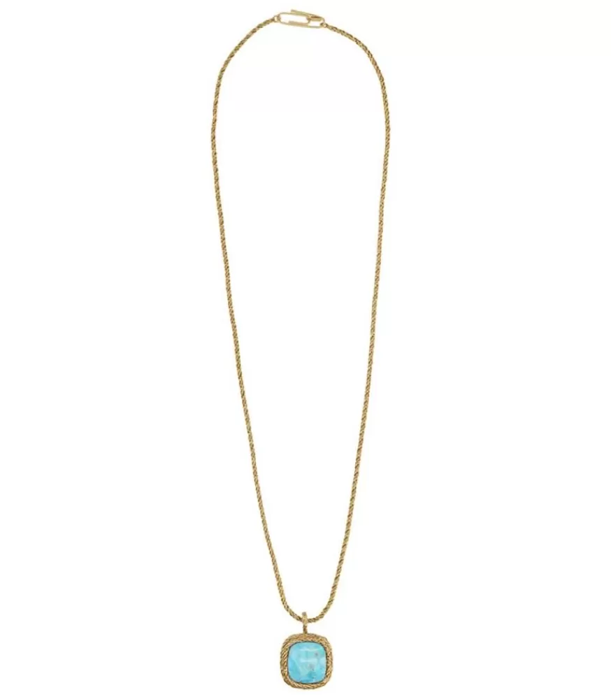 Femme Aurélie Bidermann Sautoir Miki Turquoise