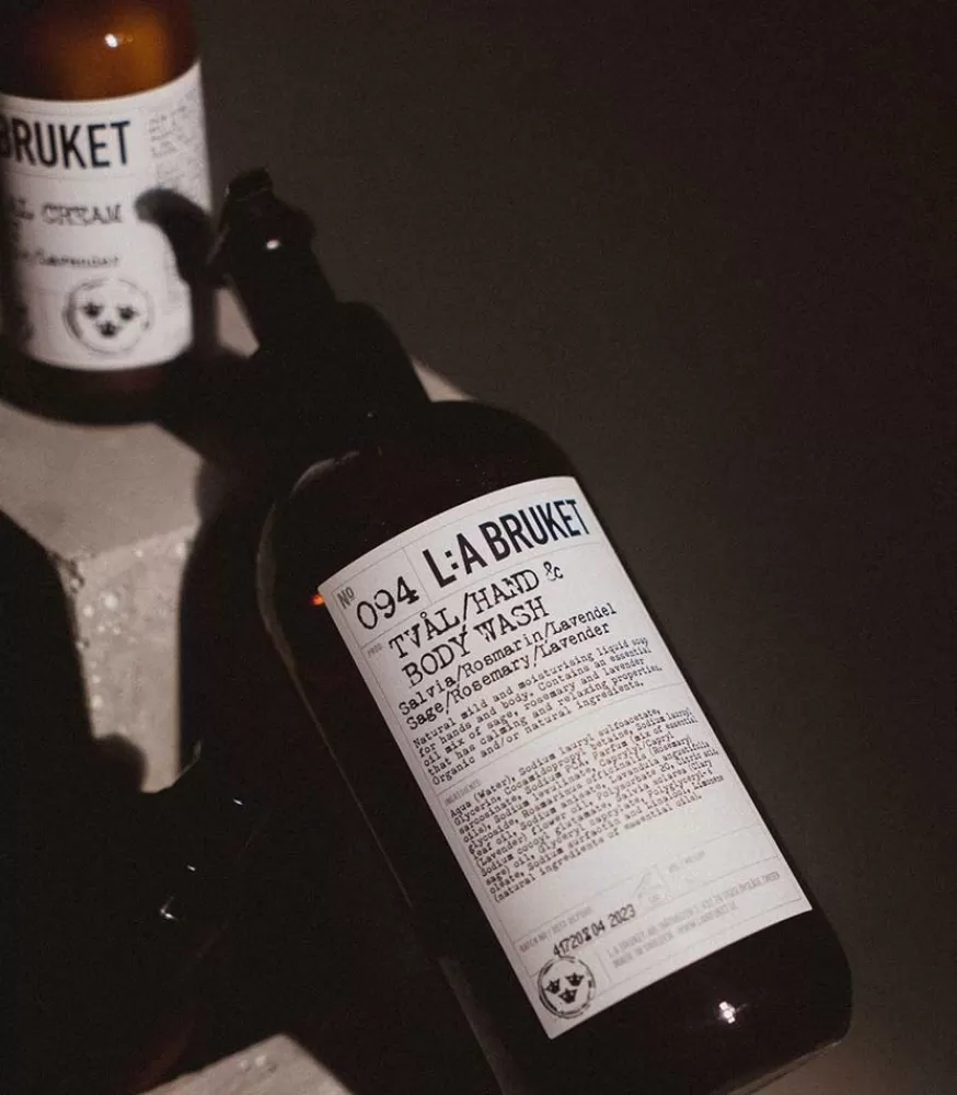 L:a Bruket Savon Liquide Mains Et Corps N°094 Sauge, Romarin Et Lavande 450 Ml
