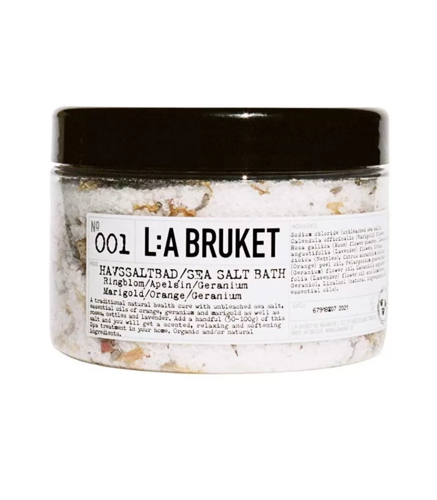 L:a Bruket Sel Pour Le Bain N°001 Souci, Orange Et Geranium 450 G