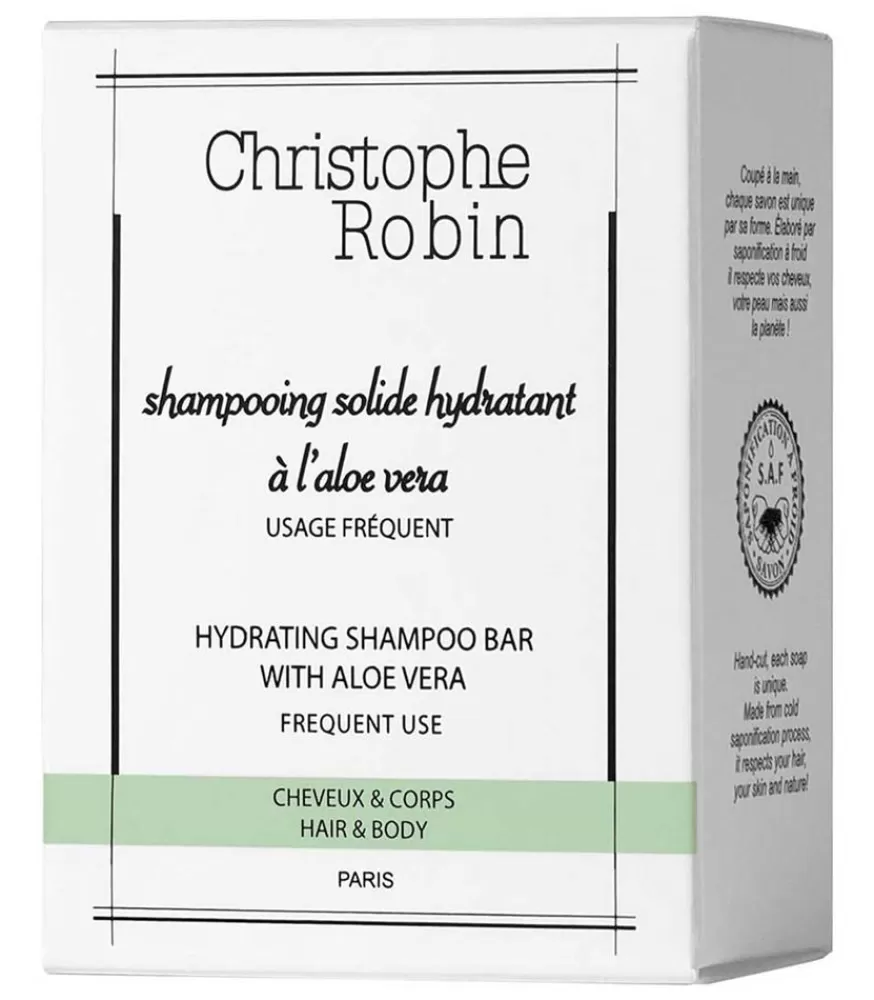 Femme Christophe Robin Shampoing Solide Hydratant A L'Aloe Vera 100 G