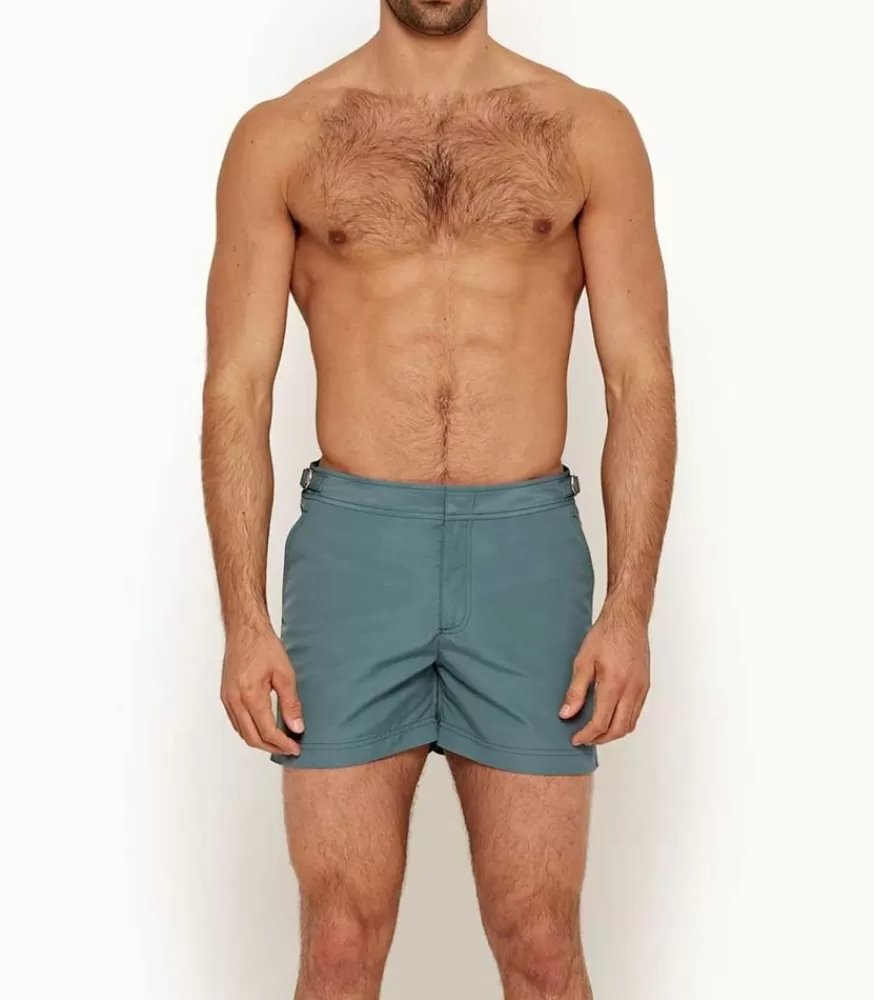 Homme Orlebar Brown Short De Bain Court Setter Ii Sage