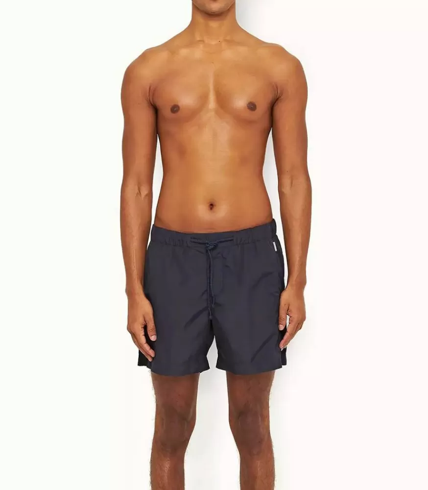 Homme Orlebar Brown Short De Bain Homme Bulldog Drawcord Solid Night Iris